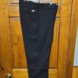 Dickies Men's Black Straight-Leg Work Pants